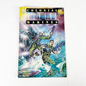 Vintage 1993 Dark Horse Aliens Colonial Marines 4 Comic Book